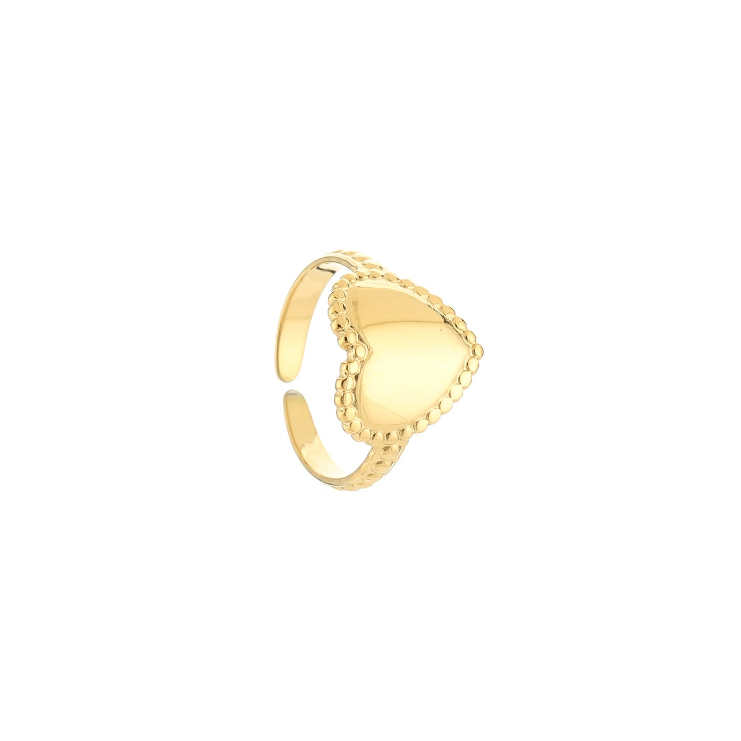 ‘Faith’ ring goud