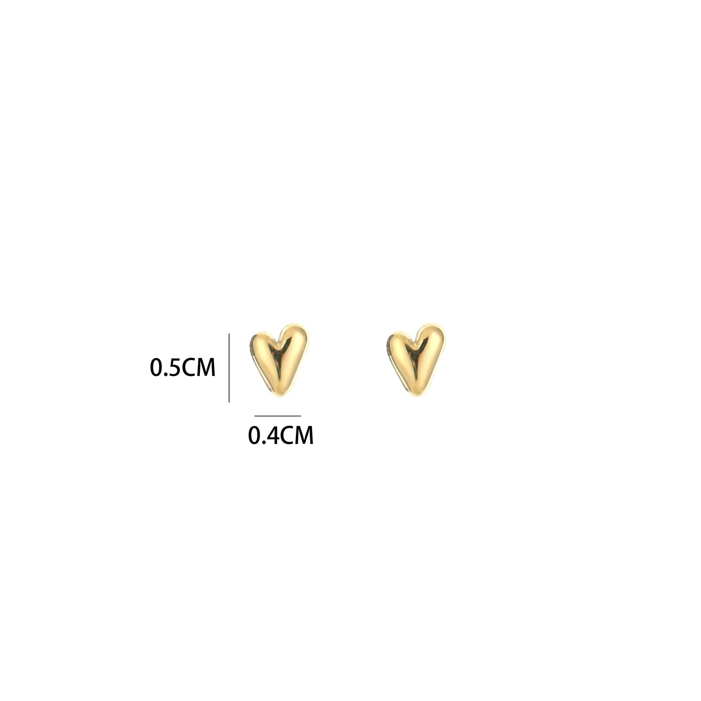 ‘Babe’ earrings goud