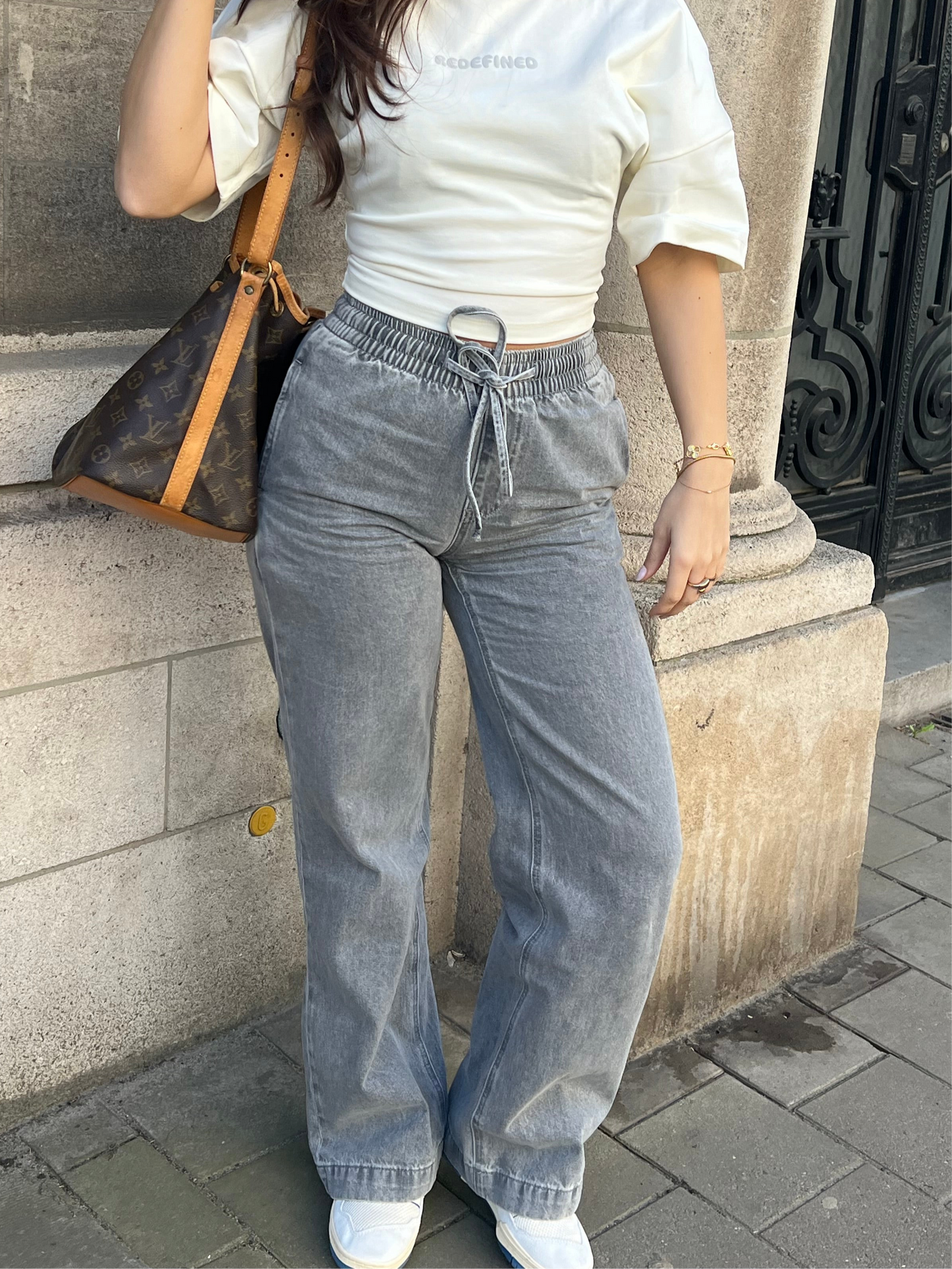 ‘Jogger’ Jeans grey