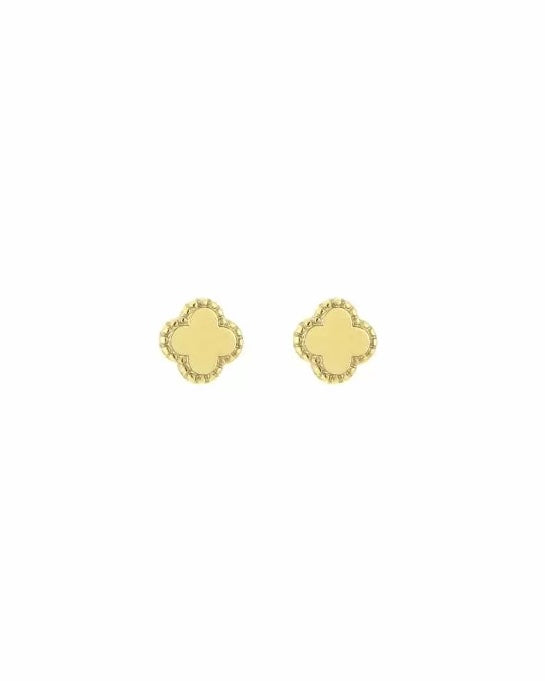 Small ‘luck’ oorbellen goud