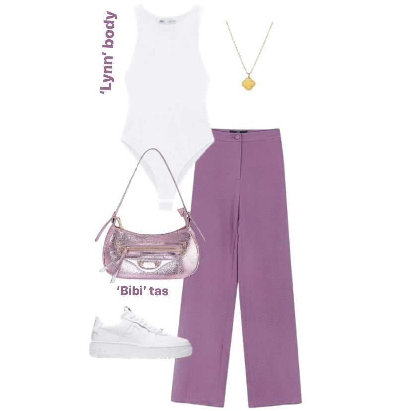 ‘Forever favourite’ pantalon lila