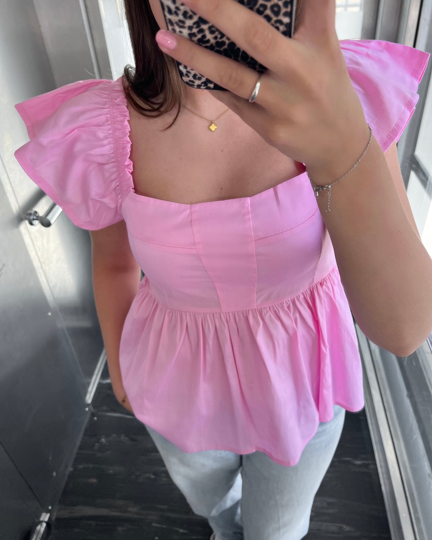 ‘Summer loving’ blouse roze