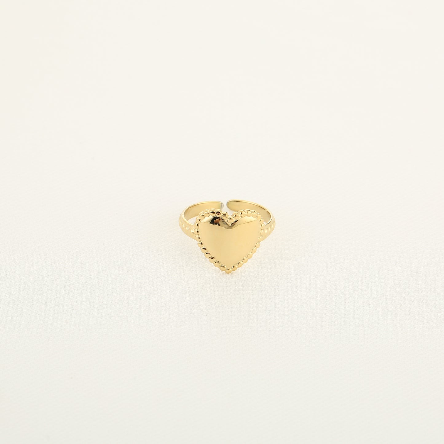 ‘Faith’ ring goud