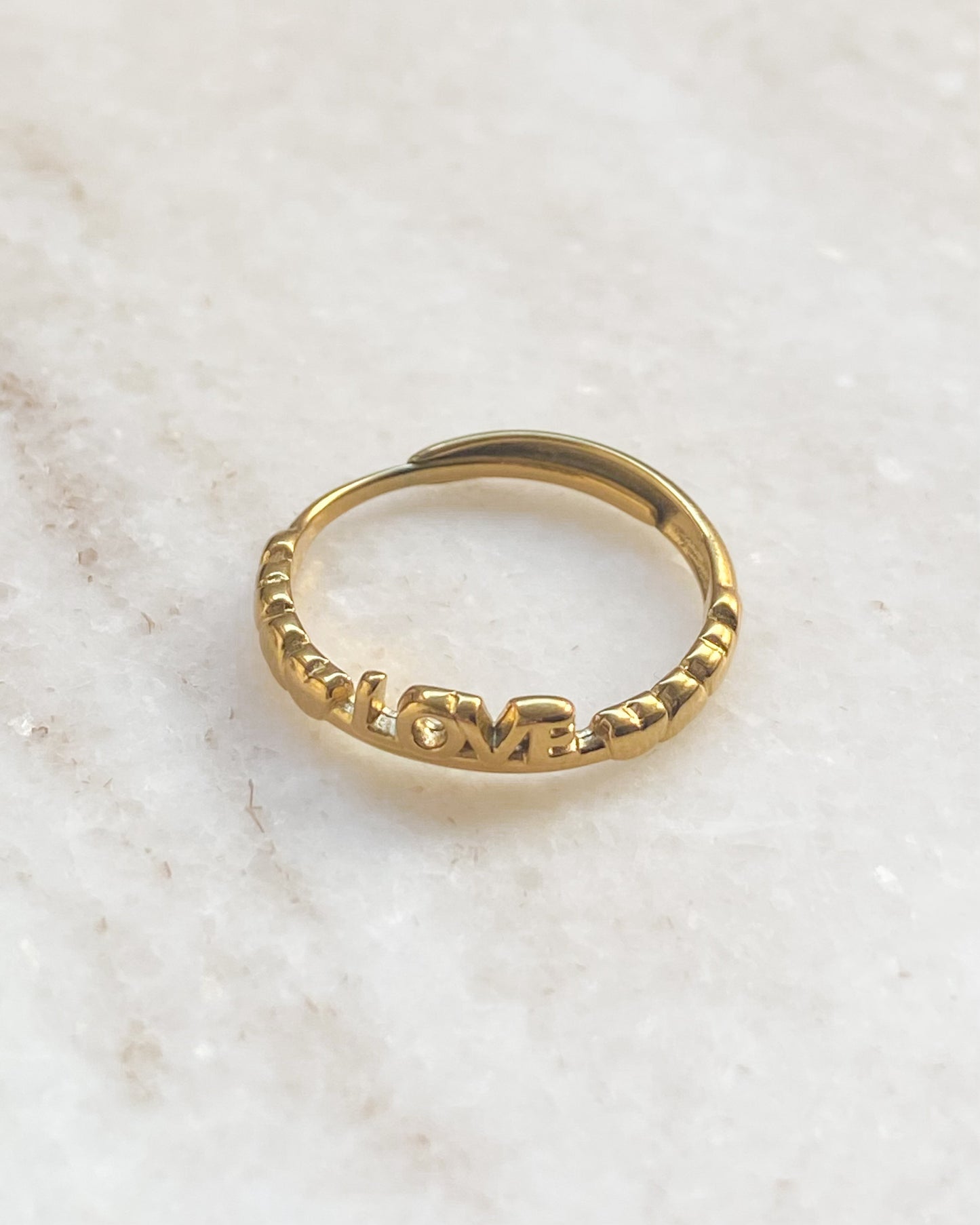‘Forever’ ring goud
