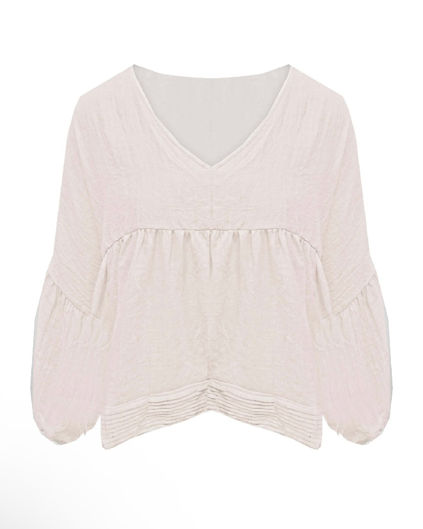‘Flowy’ blouse wit