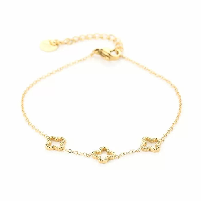 ‘Good luck’ armband goud