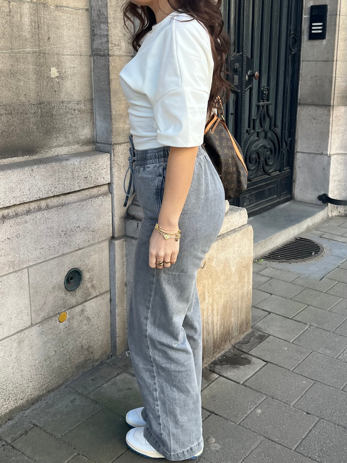 ‘Jogger’ Jeans grey