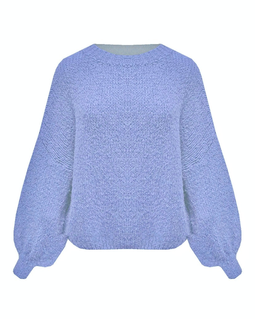 ‘Comfy’ trui blauw