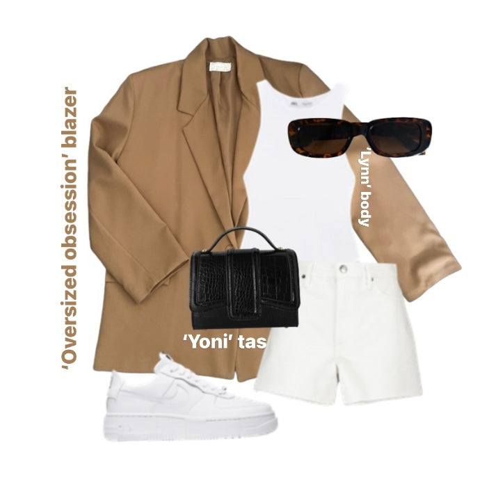 'Oversized obsession' blazer camel
