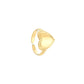 ‘Faith’ ring goud