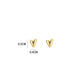 ‘Babe’ earrings goud
