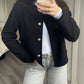 ‘Fluffy fav’ jasje zwart