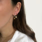 ‘Shiny’ oorbellen goud