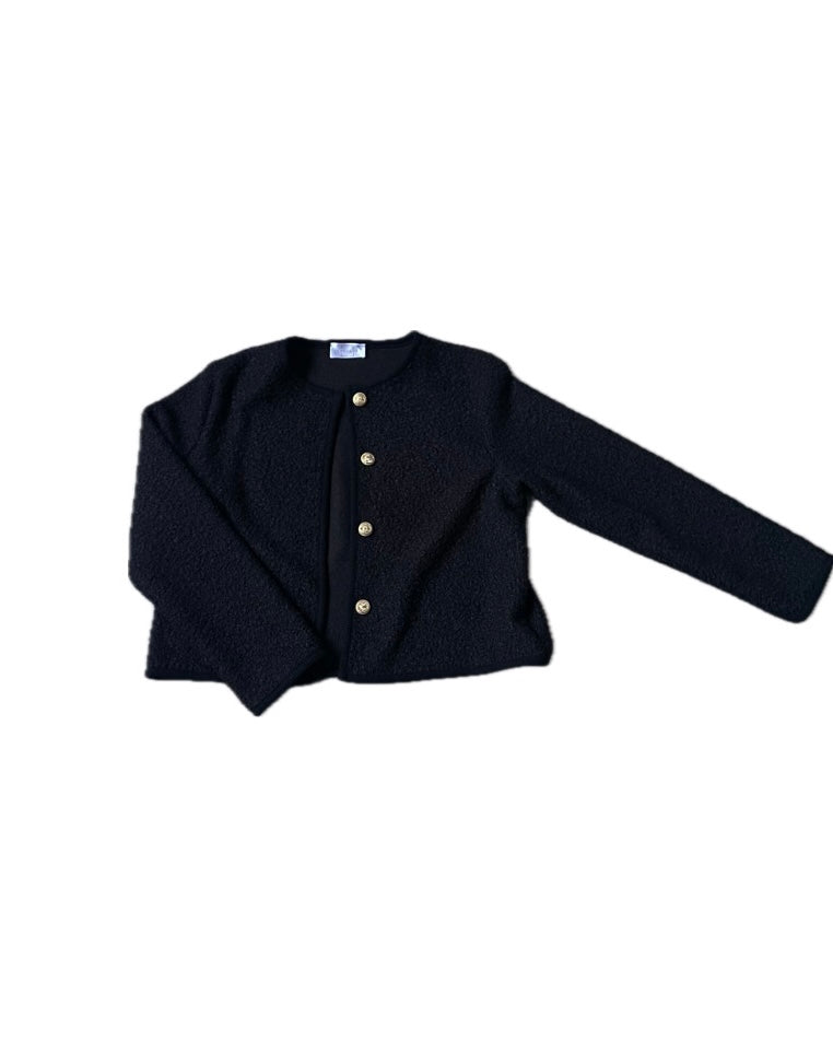 ‘Fluffy fav’ jasje zwart