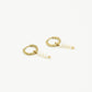‘Pearl’ earrings goud