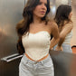 ‘Icy’ corset top wit