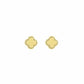 Small ‘luck’ oorbellen goud