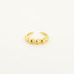 ‘Bubbles’ ring goud