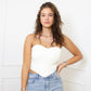‘Icy’ corset top wit