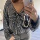 ‘Shine’ top zwart