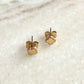 Small ‘luck’ oorbellen goud
