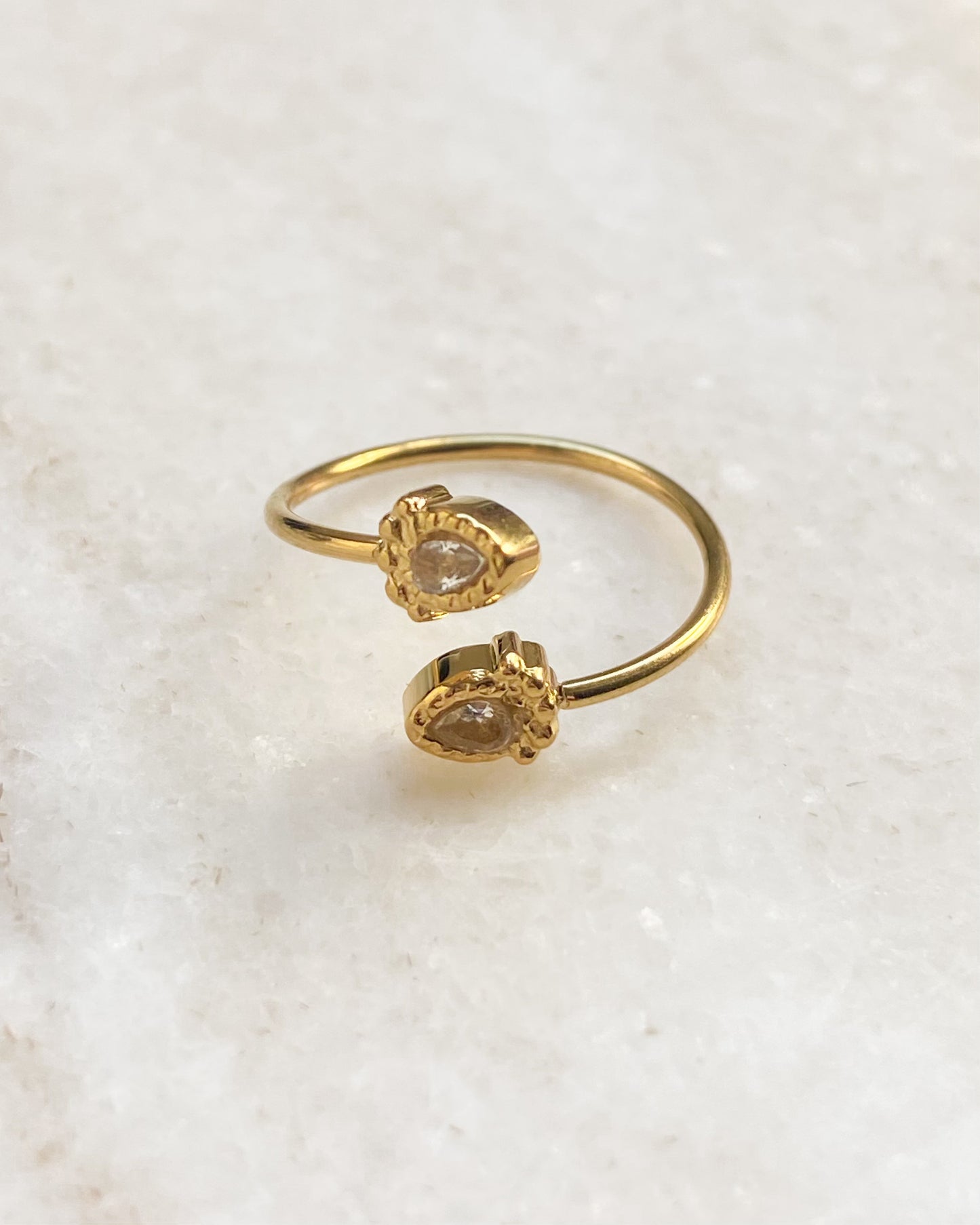 ‘Sparkle’ ring goud