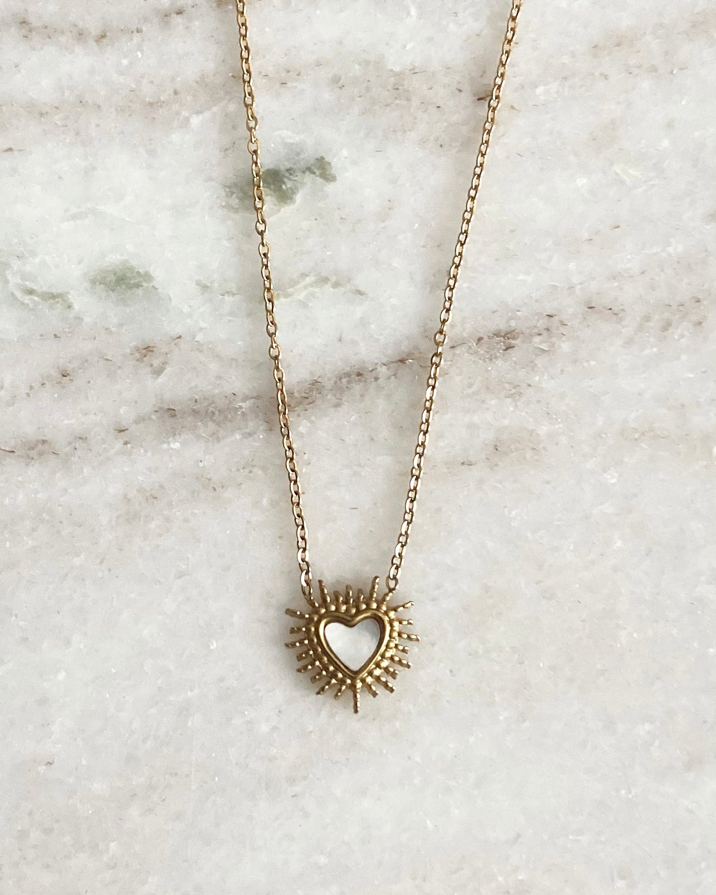 ‘L’amour’ ketting goud