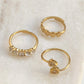 ‘Sparkle’ ring goud