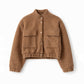 TEDDY JACKET CAMEL