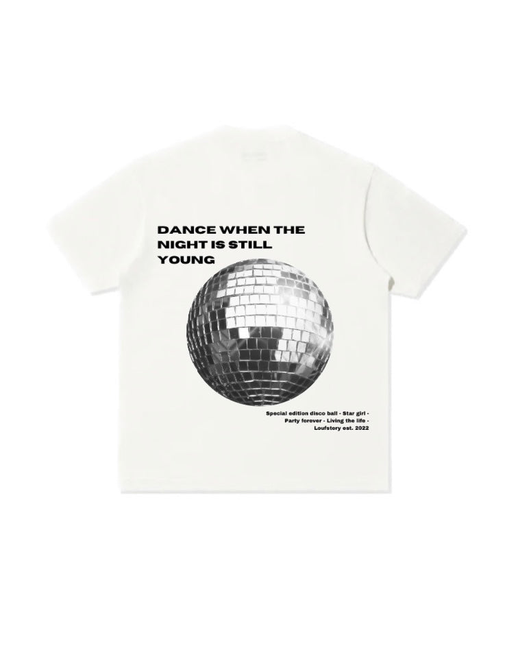 ‘Discoball’ graphic tee