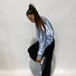 Shiny bomberjacket blauw