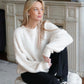 ‘Comfy’ trui creme
