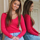 Isha top roze