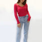 Isha top roze