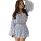 ‘Venice’ skort blauw